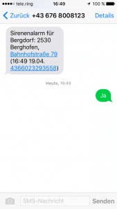 Failover SMS blaulichtSMS der blaulichtSMS die Zusatzalarmierung via Alarm App für Feuerwehr Rettung THW Bergwacht und Co