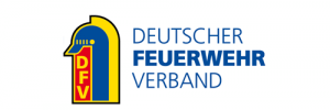 Deutscher Feuerwehrverband Logo Partner der blaulichtSMS die Zusatzalarmierung via Alarm App für Feuerwehr Rettung THW Bergwacht und Co