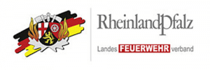 Landesfeuerwehrverband Rheinland-Pfalz Logo Partner der blaulichtSMS die Zusatzalarmierung via Alarm App für Feuerwehr Rettung THW Bergwacht und Co