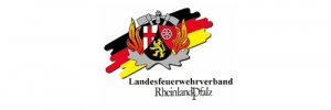 Förderkreis Landesfeuerwehrverband Rheinland-Pfalz Logo Partner der blaulichtSMS die Zusatzalarmierung via Alarm App für Feuerwehr Rettung THW Bergwacht und Co