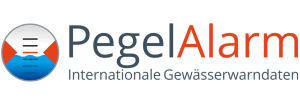 pegelalarm logo Partner der blaulichtSMS die Zusatzalarmierung via Alarm App für Feuerwehr Rettung THW Bergwacht und Co