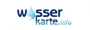 Wasserkarte.info logo Partner der blaulichtSMS die Zusatzalarmierung via Alarm App für Feuerwehr Rettung THW Bergwacht und Co