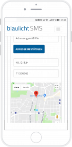 blaulichtSMS_App_Alarmierung Detailansicht Alarm erstellen Karte Zusatzalarmierung der blaulichtSMS die Zusatzalarmierung via Alarm App für Feuerwehr Rettung THW Bergwacht und Co