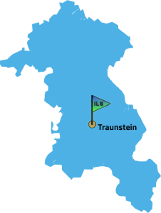 Standort Integrierte Leitstelle Traunstein Karte der blaulichtSMS die Zusatzalarmierung via Alarm App für Feuerwehr Rettung THW Bergwacht und Co