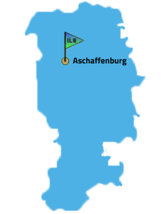 Standort integrierte Leitstelle Aschaffenburg Karte der blaulichtSMS die Zusatzalarmierung via Alarm App für Feuerwehr Rettung THW Bergwacht und Co