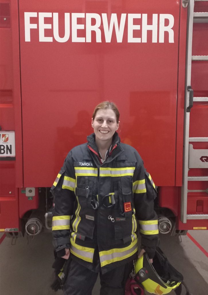 Nadine Tomsich Feuerwehrfrau Freiwillige Feuerwehr Mitterndorf